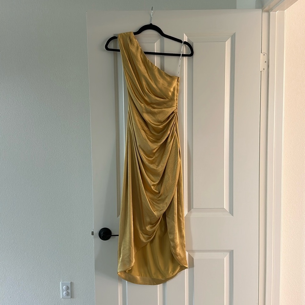 X Revolve Cassini Dress in Marigold